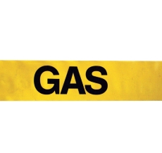 Markeringsbånd, gul, GAS, 100 x 0,1 mm, 500 m