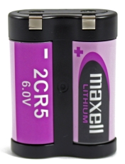 Maxell 2CR5 batteri til Oras armatur, 1 stk.