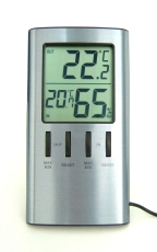 Digital termometer med hygrometer