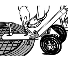 Dækselløfter med hjul