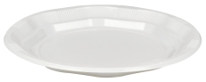 Gastro tallerken, plast, Ø 22 cm, 25 stk.