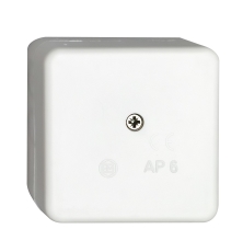 Forgreningsdåse AP6 hvid IP20