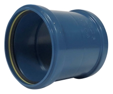 Kaczmarek 110 mm blå PP-regnvandsdobbeltmuffe